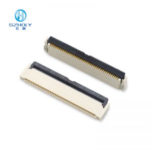后翻盖fpc连接器0.5mm间距 H2.0高
