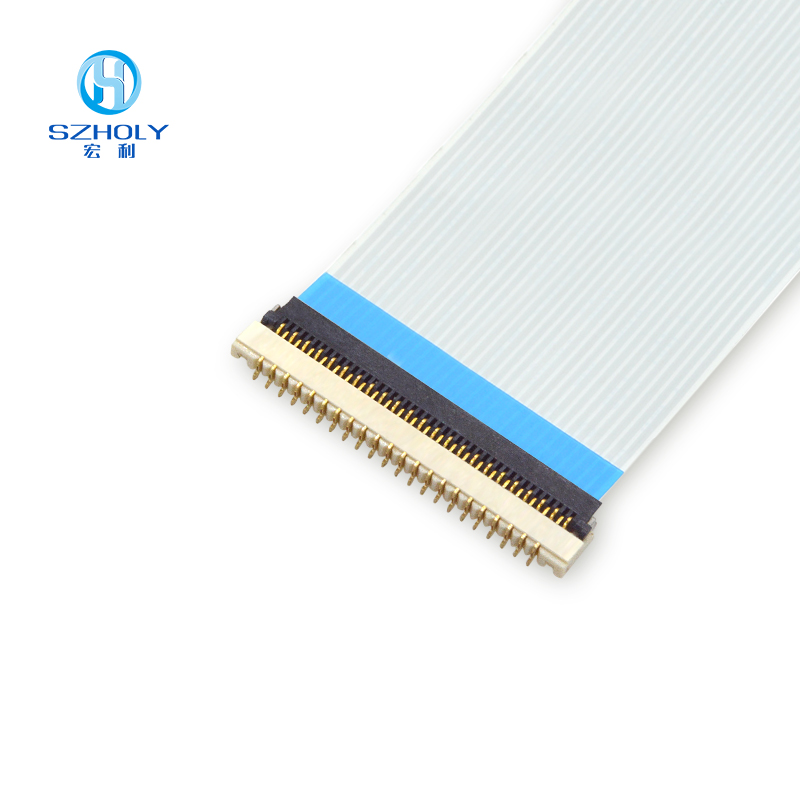 翻盖式fpc连接器0.3mm间距H1.0厚