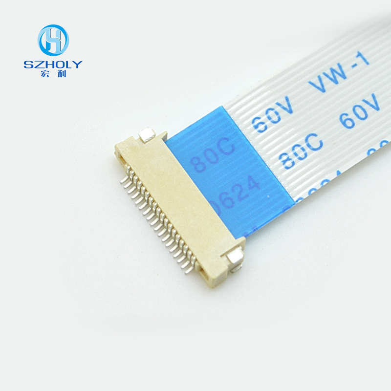 fpc连接器上下双接0.5mm间距H1.5高 fpc连接器上下双接0.5mm间距H1.5高