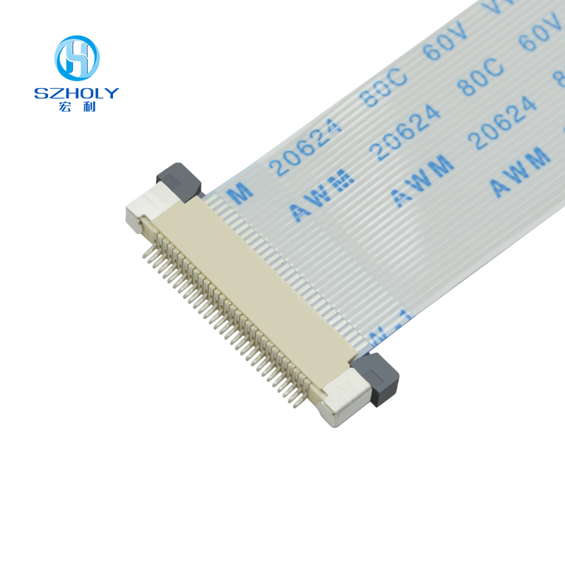 上接 抽屉式fpc连接器0.5mm间距 H2.0厚