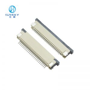 ffc fpc柔性连接器0.8间距拉锁式上接