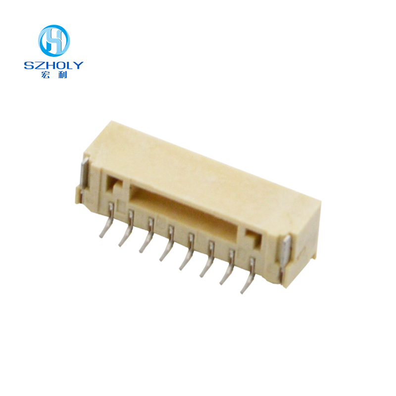 GH1.25间距带锁卧贴连接器 GH1.25间距带锁卧贴连接器