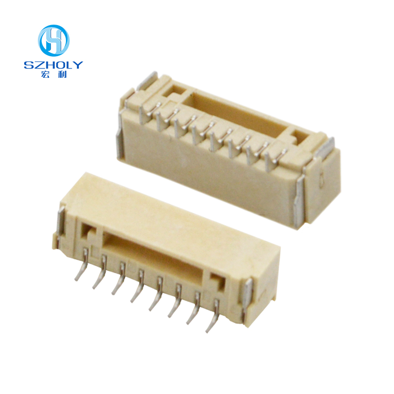 GH1.25间距带锁卧贴连接器 GH1.25间距带锁卧贴连接器