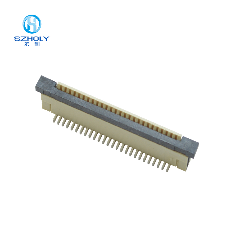 一字立贴fpc连接器0.8mm间距