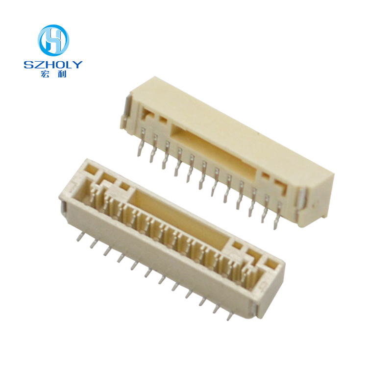 GH1.25立贴带锁扣连接器,宏利连接器