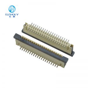 fpc连接器1mm立式带锁