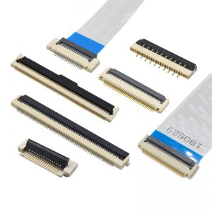 FPC连接器 带卡位 翻盖式下接,宏利连接器 FPC连接器 带卡位 翻盖式下接,宏利连接器