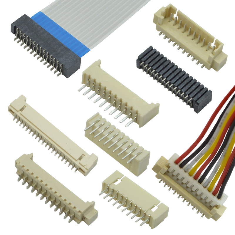 fpc连接器1.25mm间距 fpc连接器1.25mm间距