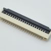 FPC 柔性软排线插座 1.0间距H2.0翻盖下接12p FFC排线电缆线连接器