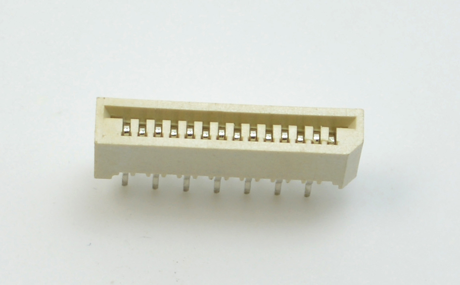 FPC/FFC单面接直插连接器1.0mm H5.5 25P无锁扁平线母座