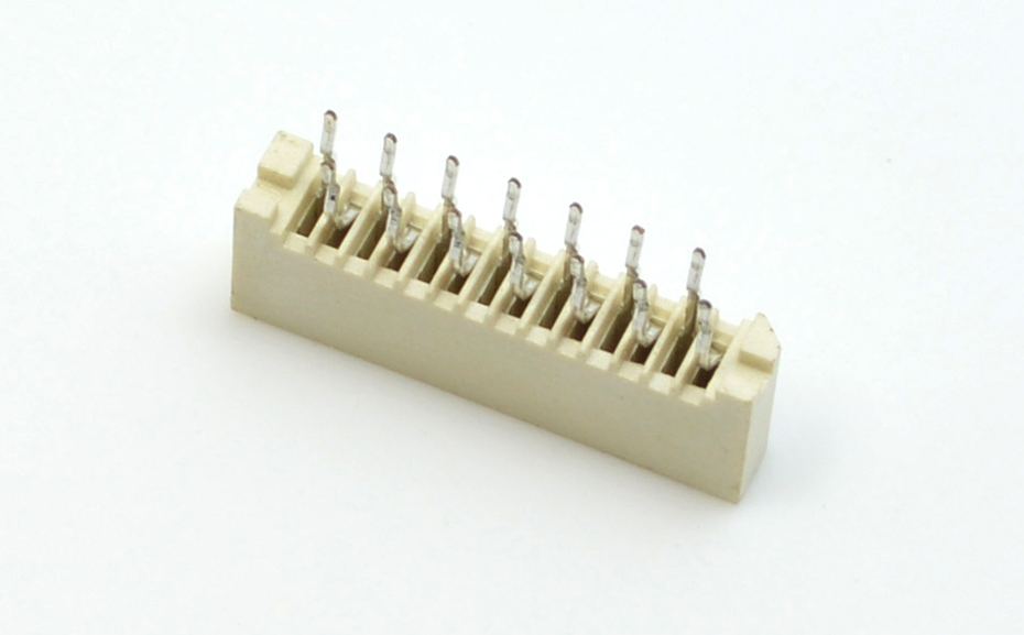 FPC/FFC单面接直插连接器1.0mm H5.5 29P无锁扁平线母座