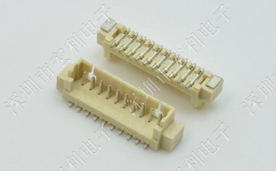 MX1.25-16P立式贴片连接器SMD插座wafer母座条型接插件MX座子