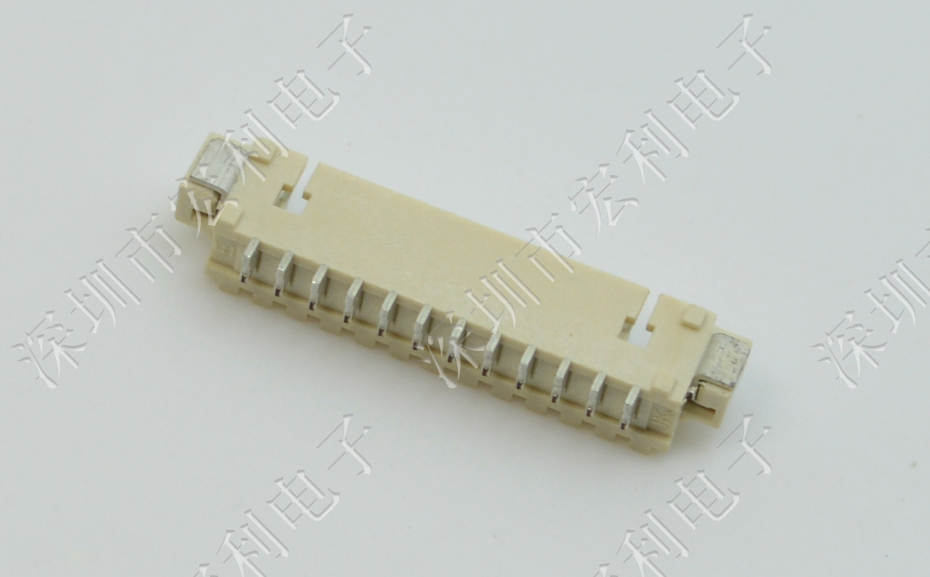 MX1.25间距PCB板线对板电子接插件连接器20P卧式贴孔座端子