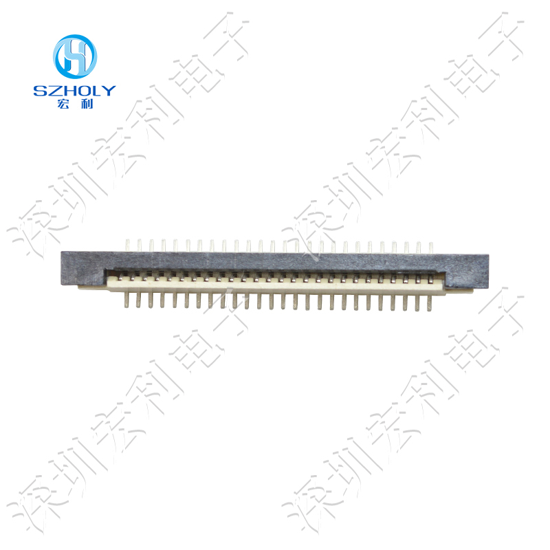 专业生产FPC0.8连接器-H2.5 立贴带锁  6P 8P 9P 10P 12P 14P 16P