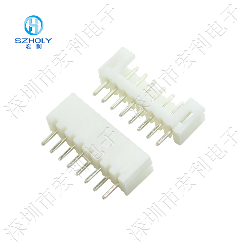 卧式fpc连接器 2.0mm直针 2P 3P 4P 5P 6P 7P 8P 9P 10P