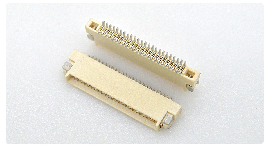 fpc连接器上下双接0.5mm间距H1.5高-宏利连接器 fpc连接器上下双接0.5mm间距H1.5高-宏利连接器