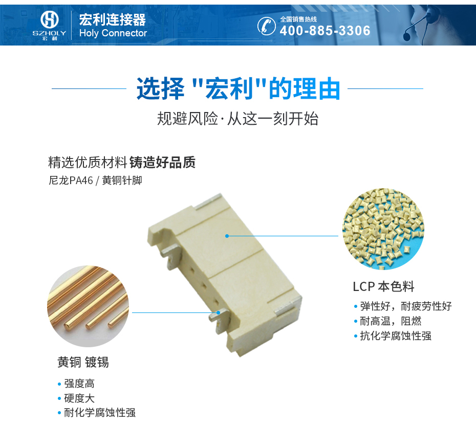BHS4.0间距5缺3高压插座连接器,宏利连接器,品质