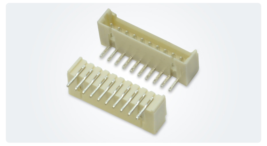 MX1.25mm间距接插件连接器弯针,宏利连接器,母座