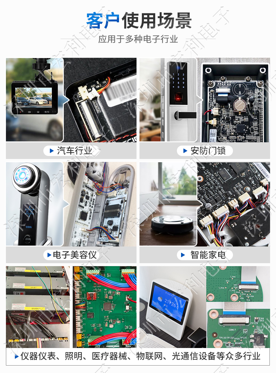 FFC/FPC0.5间距PCB板贴片连接座0.5-5P H1.5双面接触无锁卧贴