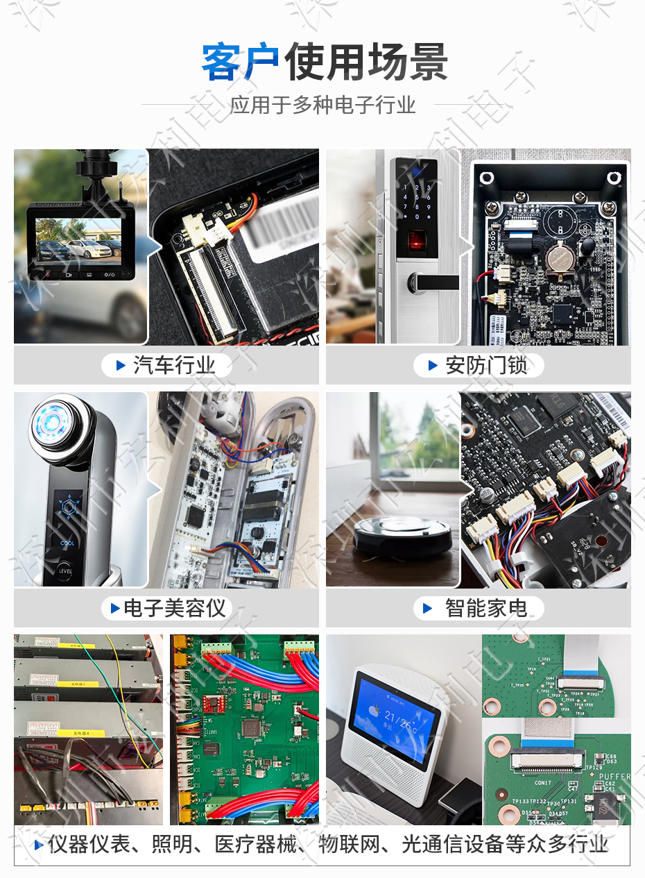 FPC连接器批发厂家1.0mm扁平排线插座 上接触抽屉式4~32PIN连接器